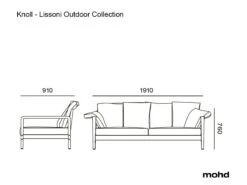 Lissoni Outdoor Collection - 2 Seater Sofa 37 Lissoni Outdoor Collection - 2 Seater Sofa -Outdoor Furniture lissoni outdoor collection it