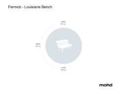 Louisiane Bench - L. 150 -Outdoor Furniture louisianebench4444