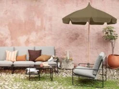 Ferm LIVING Lull Umbrella -Outdoor Furniture lull umbrella green ferm living0000Livello 4