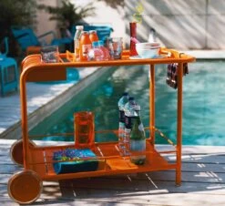 Luxembourg Side Table Bar With Wheels -Outdoor Furniture luxembourg tray with weels fermob 1