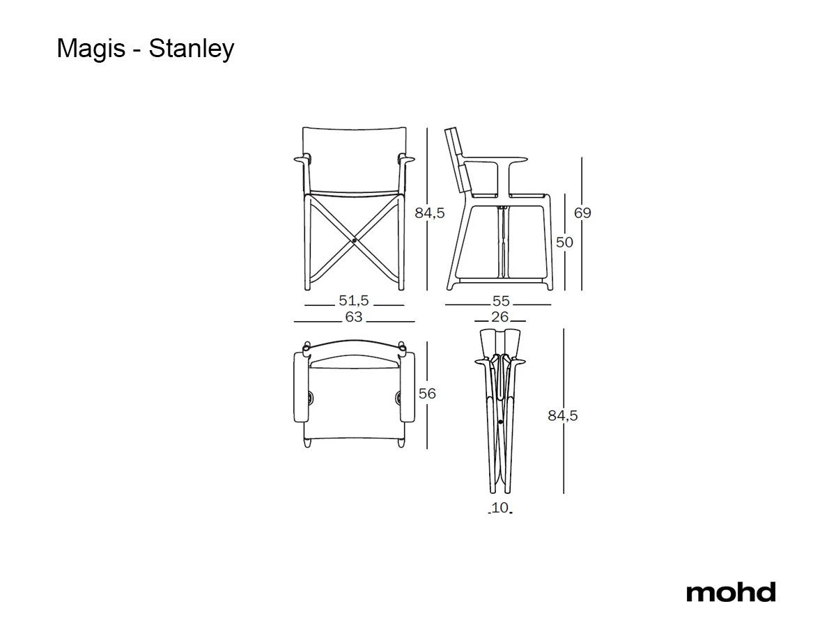 Magis Stanley Folding Chair - Thinny New York 8 Magis Stanley Folding Chair - Thinny New York - Image 6