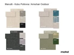 Kobo Armchair -Outdoor Furniture manutti kobo poltrona armchair outdoor 2