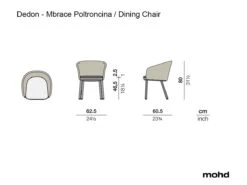 Mbrace Alu Dining Chair -Outdoor Furniture mbrace chair dedon 8