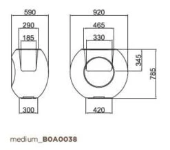 Alboran Great Lacquer Plus -Outdoor Furniture misure medium 1 1