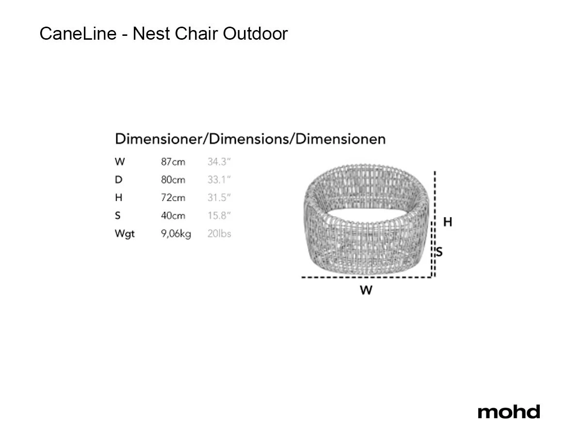 Nest Round Chair Outdoor 9 Nest Round Chair Outdoor - Image 7