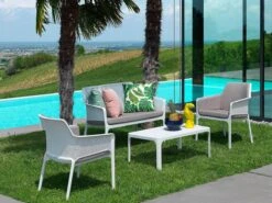 NARDI Net Table 100 - Outdoor Coffee Table 25 NARDI Net Table 100 - Outdoor Coffee Table -Outdoor Furniture net table 100 nardi bianco outdoor