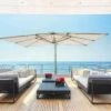 Ocean Master Max Cantilever Umbrella - Square 305 -Outdoor Furniture ocean master max cantilever tuuci