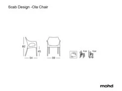 Ola Outdoor Chair -Outdoor Furniture ola chair scab tednical