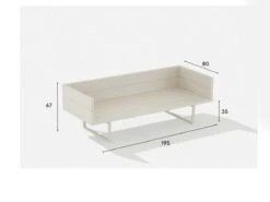 FAST Orizon Sofa - 2 Seater -Outdoor Furniture orizonsofa2seaterdimensionfast