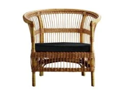 Palma Lounge Chair In Rattan With Cushion -Outdoor Furniture palma lounge chair phantom