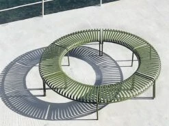 Hay Palissade Park Bench Incl. Middle Leg -Outdoor Furniture parkpancapalissadehay