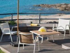 Pilotis Low Armchair -Outdoor Furniture pilotis outdoor poltrona bassa