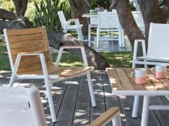 Pilotis Low Armchair -Outdoor Furniture pilotis poltrona bassa