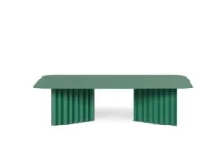 Plec Rectangular Coffee Table 22 Plec Rectangular Coffee Table -Outdoor Furniture plec large metal green web 1