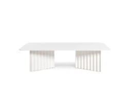 Plec Rectangular Coffee Table 23 Plec Rectangular Coffee Table -Outdoor Furniture plec large metal white web