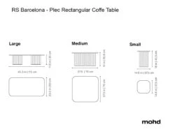 Plec Rectangular Coffee Table 37 Plec Rectangular Coffee Table -Outdoor Furniture plectectangular1111