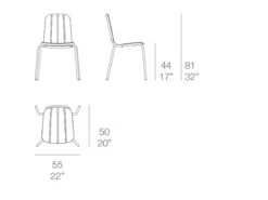 Plier Dining Chair -Outdoor Furniture plier dining chair diabla dimenions