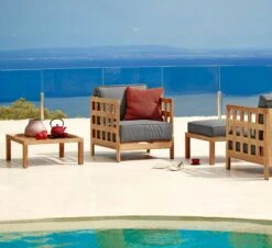 Square Lounge Chair 6 Square Lounge Chair -Outdoor Furniture poltrona square cane line 1