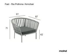 FAST Ria Armchair -Outdoor Furniture ria armchair fast 4