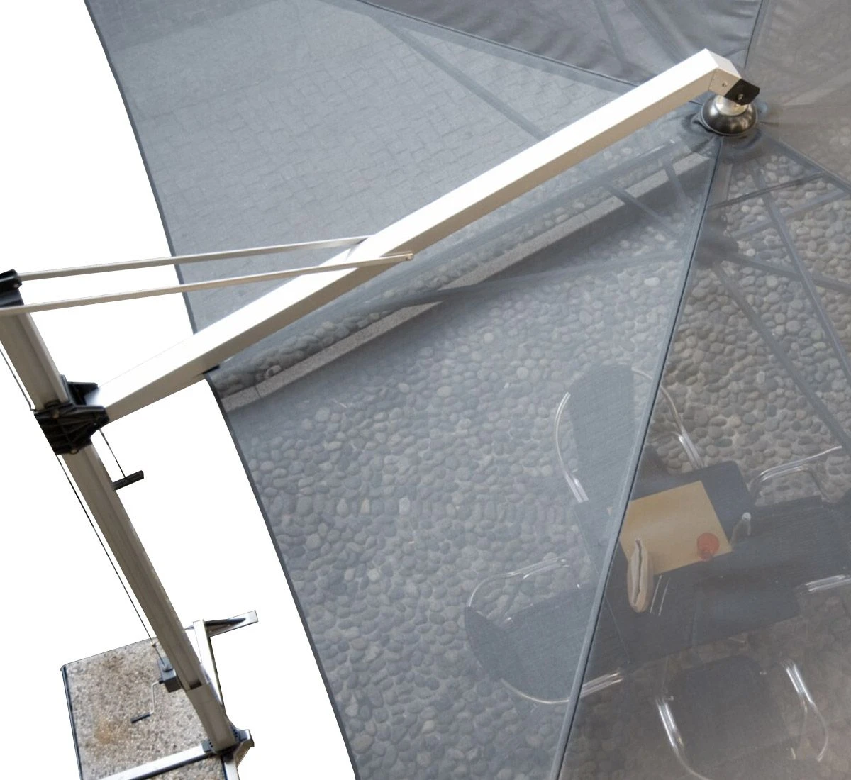 Rodi Silver Umbrella Micro-mesh Fabric 3 Rodi Silver Umbrella Micro-mesh Fabric