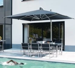 Rodi Silver Umbrella Micro-mesh Fabric 15 Rodi Silver Umbrella Micro-mesh Fabric -Outdoor Furniture rodi ombrello fim piscina