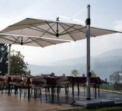 Rodi Silver Umbrella Micro-mesh Fabric 16 Rodi Silver Umbrella Micro-mesh Fabric -Outdoor Furniture rodi ombrellone ambiente
