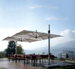 Rodi Umbrella 300x300 S00 Natural - Base White