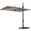 Rodi Parasol Outdoor Black Fabric - Graphite Base 2 Rodi Parasol Outdoor Black Fabric - Graphite Base -Outdoor Furniture rodi ombrellone 1