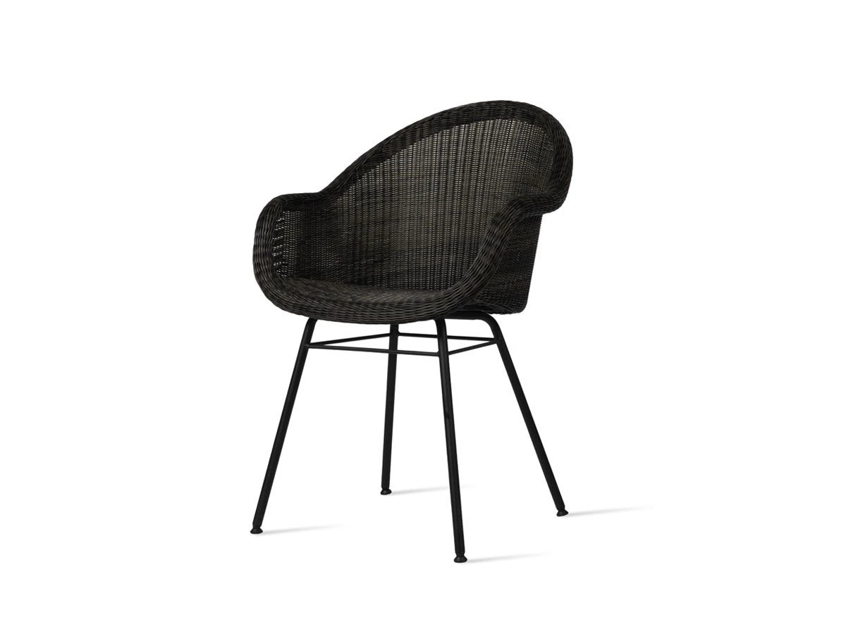 Edgard Dining Chair With Steel A Base 4 Edgard Dining Chair With Steel A Base - Image 2