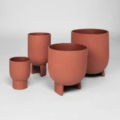 Serene Flowerpot XL -Outdoor Furniture serene flowerpot m terracotta red collection 1