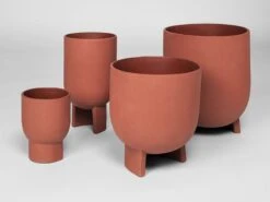 Serene Flowerpot L -Outdoor Furniture serene flowerpot m collection 0003 serene flowerpot m terracotta red collection