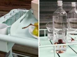 Luxembourg Side Table Bar With Wheels -Outdoor Furniture sidetablebar3333