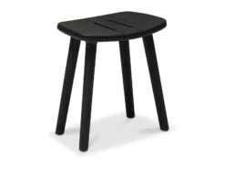 Solid Stool -Outdoor Furniture solid stool teak black