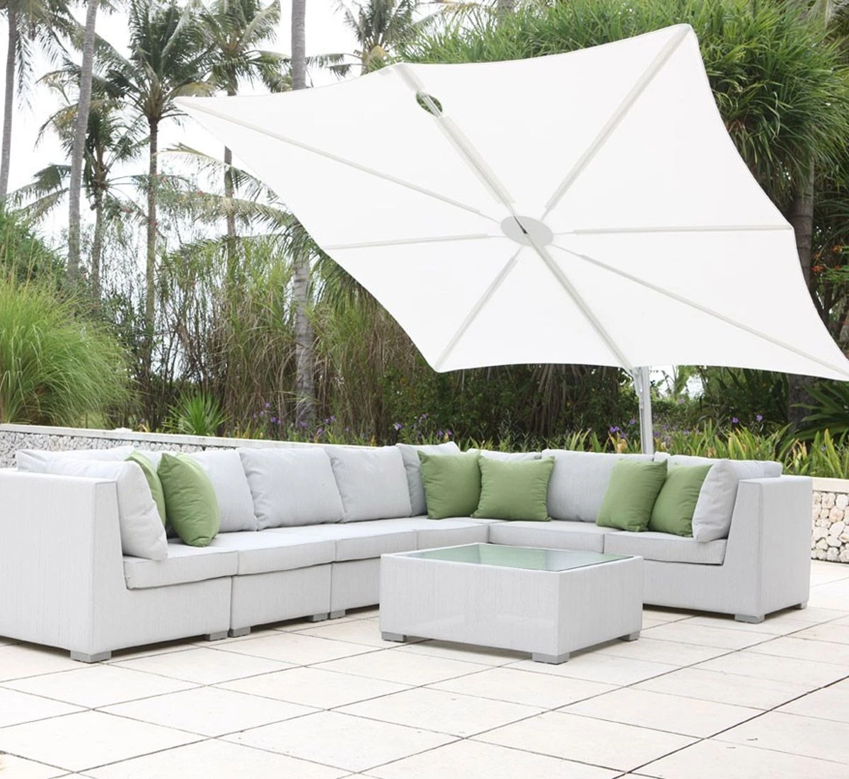 Spectra Square Umbrella 300x300 Natural 3 Spectra Square Umbrella 300x300 Natural