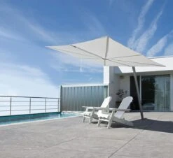Spectra Square Umbrella 11 Spectra Square Umbrella -Outdoor Furniture spoectra quadrata in avanti ambiente umbrosa