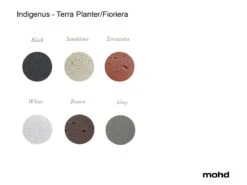 Terra Planter – Tall XS -Outdoor Furniture terra indigenus campioni 1 3