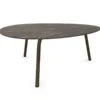 EMU Terramare Coffee Table - Medium / 41 Indian Brown Legs / Emperador Top -Outdoor Furniture terramare coffee table m india emperador emu