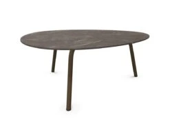EMU Terramare Coffee Table - Medium / 41 Indian Brown Legs / Emperador Top