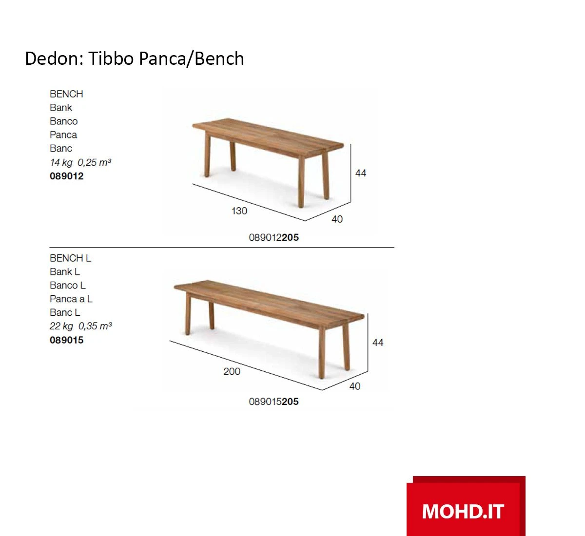 Tibbo Bench 5 Tibbo Bench - Image 3