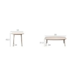 Tosca Coffee Tables -Outdoor Furniture tosca low table tribu outdoor 4