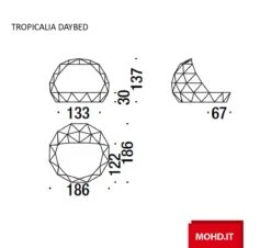 Tropicalia Daybed -Outdoor Furniture tropicalia daybed scheda