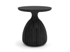 Tsuki Side Table -Outdoor Furniture tsukiteakscuro