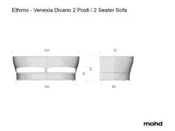 Venexia 2 Seater Sofa -Outdoor Furniture venexia ethimo 6