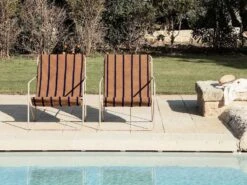 Ferm LIVING Desert Lounge Chair Cashmere Frame -Outdoor Furniture white ferm living 1